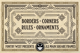 JLS Main Square Frames Font Download