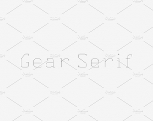 Gear Serif Font Download