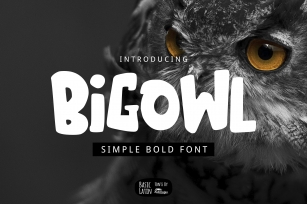 Big Owl Font Download
