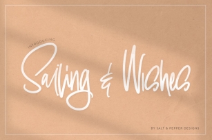 Sailing  Wishes Script Font Download