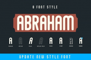 Abraham New Update Font Download