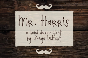 Mr. Harris A Hand Drawn Font Download