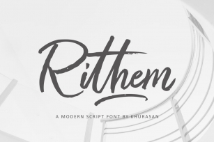 Rithem Signature Font Download