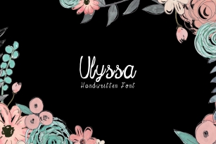 Ulyssa Handwritten + Bonus Font Download