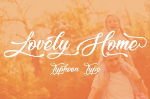 Lovely Home font Font Download