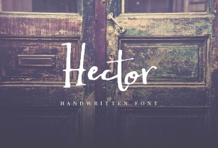 Hector Handwritten Font Download