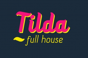 TILDA full house Font Download