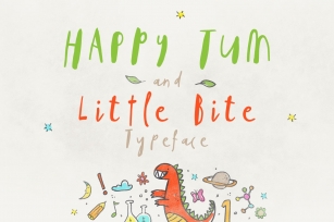 Happy Tum  Little Bite Font Download