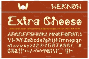 Extra Cheese font Font Download