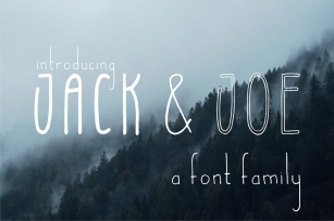 Jack and Joe font family Font Download