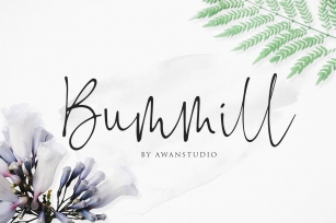 Bummill Signature Font Download