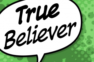 True Believer Font Download