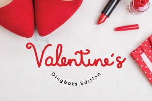 Valentine's Dingbats Font Download