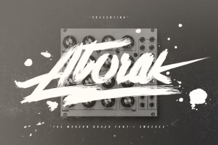 Atorak Typeface + Swashes Font Download