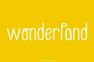 Wonderland handmade Font Download