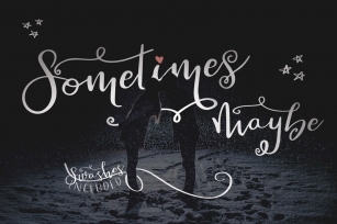 Sometimes Maybe + Extras Font Download