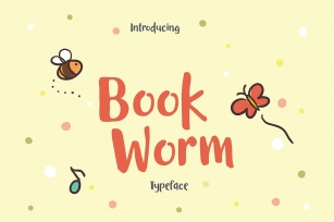 Book Worm Typeface Font Download