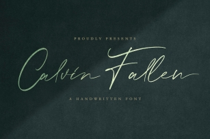 Calvin Fallen Font Download