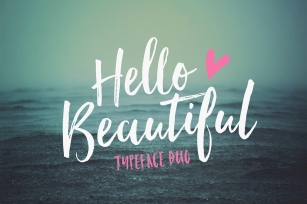 Hello Beautiful Duo + Swashes Font Download