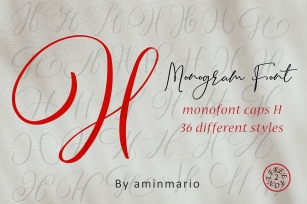MONOGRAM H Font Download