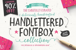 90% OFF- The Handletteredbox Font Download
