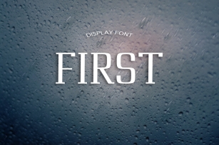 FIRST font Font Download