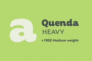 Quenda Heavy + Medium Font Download
