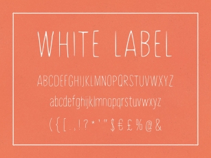 White Label Font Download