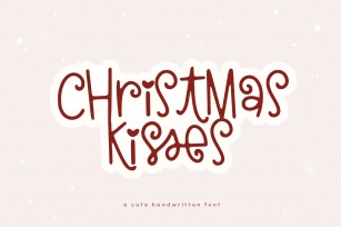 Christmas Kisses Font Download