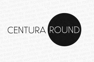 Centura Round Font Download