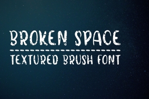 Broken Space Font Download
