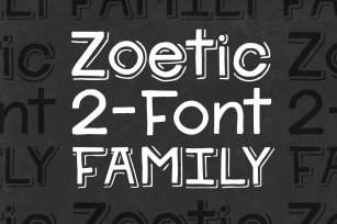 Zoetic 2-Font Family Font Download