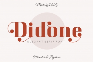Didone Serif Elegant Font Download