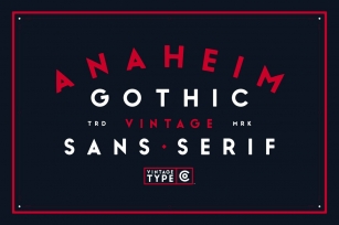 Anaheim Gothic Font Download