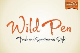 Wild Pen (Five fonts) Font Download