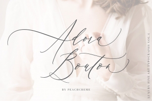 Adora Bouton-Luxury Script Font Download