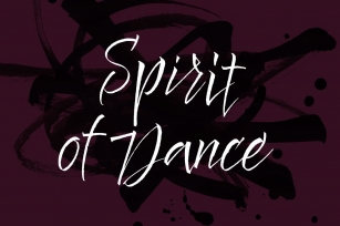 Spirit of Dance  Extras Font Download