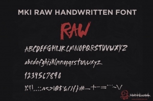 MKI RAW FONT Font Download