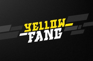 Yellow Fang Font Download