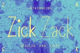 Zick Zack Condense – Regular  Light Font Download