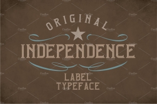 Independence Label Typeface Font Download