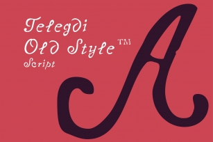 Telegdi Old Syle  _Script Font Download