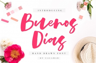 Buenos Dias + Extras Font Download
