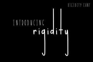 Rigidity Font Download