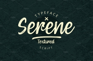 Serene Textured Script Font Download