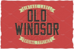 Old Windsor Vintage Typeface Font Download