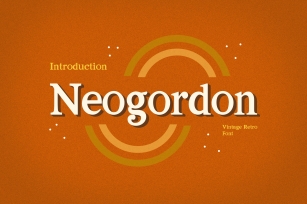 Neogordon Serif Font Download