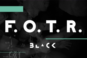 F. O. T. R. black Font Download