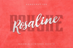 Rosalina Boushe double font set Font Download