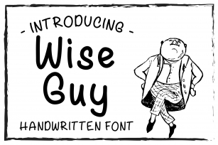 Wise Guy Handwritten TTF OTF Font Download